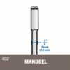 DREMEL Rotary Tool Mandrel: Cutting Wheel, 2 3/4 in Overall Lg, Mandrel, 1/8 in - Image 2